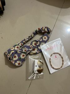 Chic Bracelet and Heart Earings