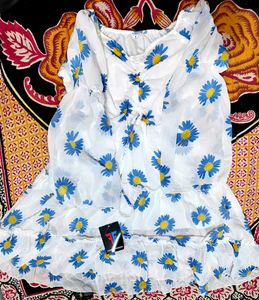 Chic Floral Print Mini Dress