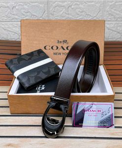 coach belt wallets set