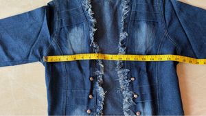 Fringed Denim Jacket
