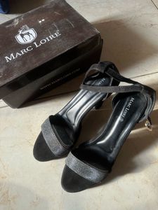 Marc Loire Sparkly Black Heels
