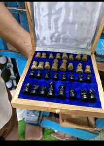 Vintage Marble Chess Set
