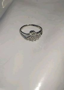 Elegant Rose Gold Ring with Black Stone