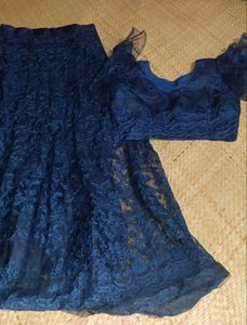 Stunning Navy Blue Lehenga Choli