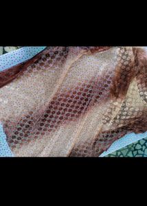 Embroidered Net Dupatta