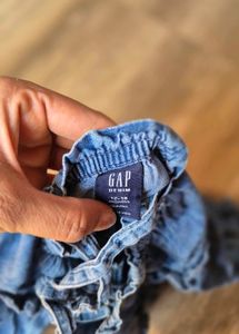 GAP Denim Ruffle Bottoms