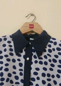 Vibrant Floral Button-Up Blouse