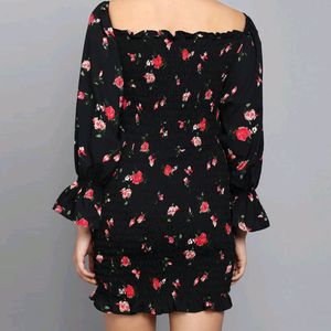 Bodycon Floral Dress