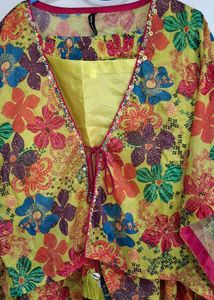 Floral Print Jumpsuit Set