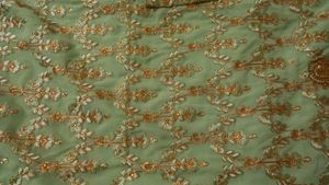 Light Green Kurta Set with Gold Embroidery