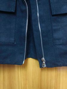 Denim Black Crop Jacket