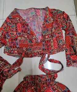 skirt with top free size