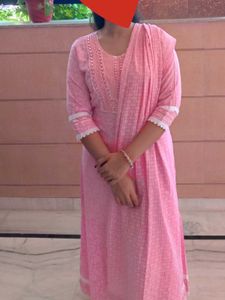 Light Pink Anarkali 💓🦢💓