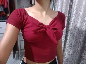 Chic Off-Shoulder Bow Crop Top