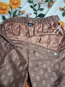 Elegant Printed Silk Pants