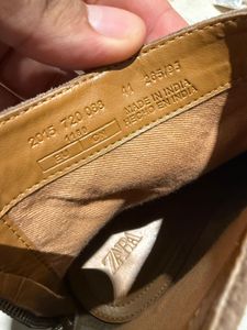 Zara Suede Zip Boots