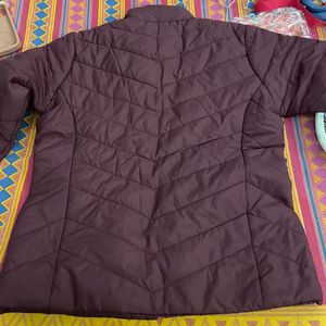 Women's Quilted Maroon Jacket