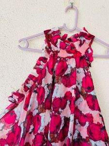 Beautiful Floral Print Dress