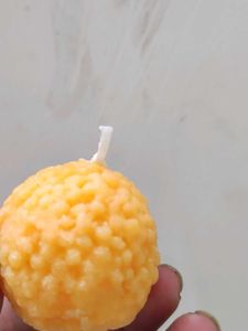 Handcrafted motichur Laddu Scented Candle set -4