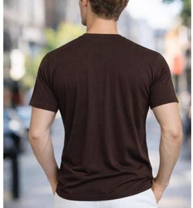 Men's Basic Brown T-Shirt