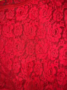 Red Knit Bolero Shrug