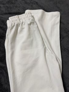 Cream Wide Leg Trousers