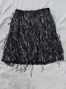 Glitz pop mini skirt zara