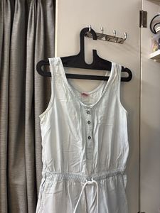 Light Blue Denim Jumpsuit