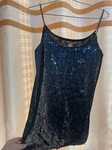 *Offer Valid Till Stocks Last*Sequin black Top