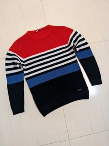 Men's Striped Knit Sweater