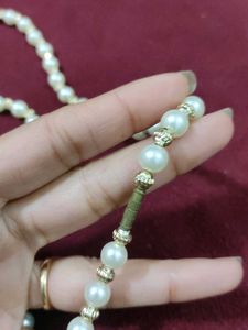 set of two Pearl Beaded Necklace