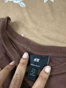 Brown Graphic T-Shirt