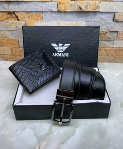 Armani Belt Wallet Combo