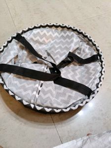 Chevron Print foldable Laundry bag