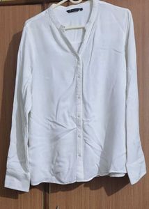 Classic White Button-Down Shirt