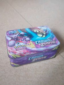 A Tin Box For Keeping Pokemon Cards