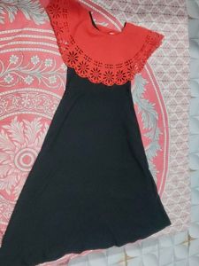 Chic Black &amp; Red Dress