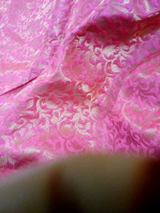 Elegant coral Pink Brocade Lehenga