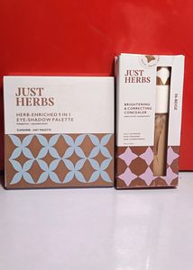 Combo Of Just Herb Concealer & Eye Shadow Palette
