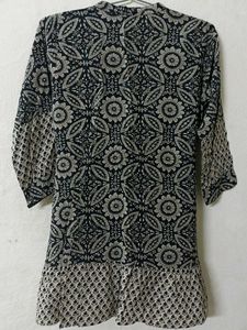 Boho Print Tunic Top
