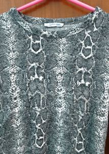 ZARA Snake Print Top