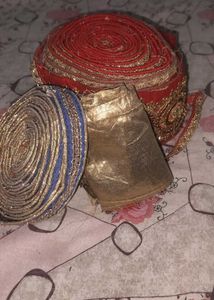 Embroidered laces for full saree length