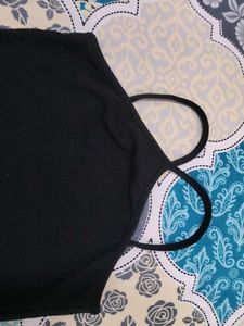 Classic Black Spaghetti Strap Tank Top