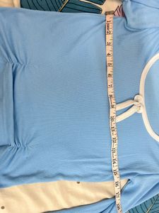 Cute Blue Long Sleeve Top