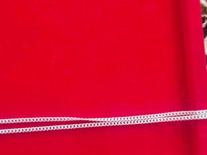 pure Silver CZ design chain (20 inches )