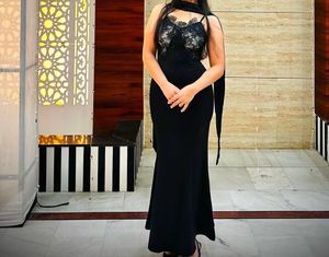 Elegant Black Lace Dress