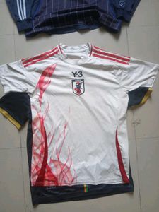 Y-3 Japan jersey red Flame Design