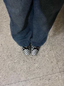 Cute Polka Dot Ballet Flats