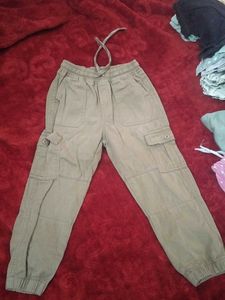 Kids' Khaki Cargo Pants