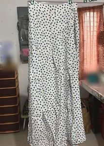 H&amp;M crop top and H&amp;M skirt with slits